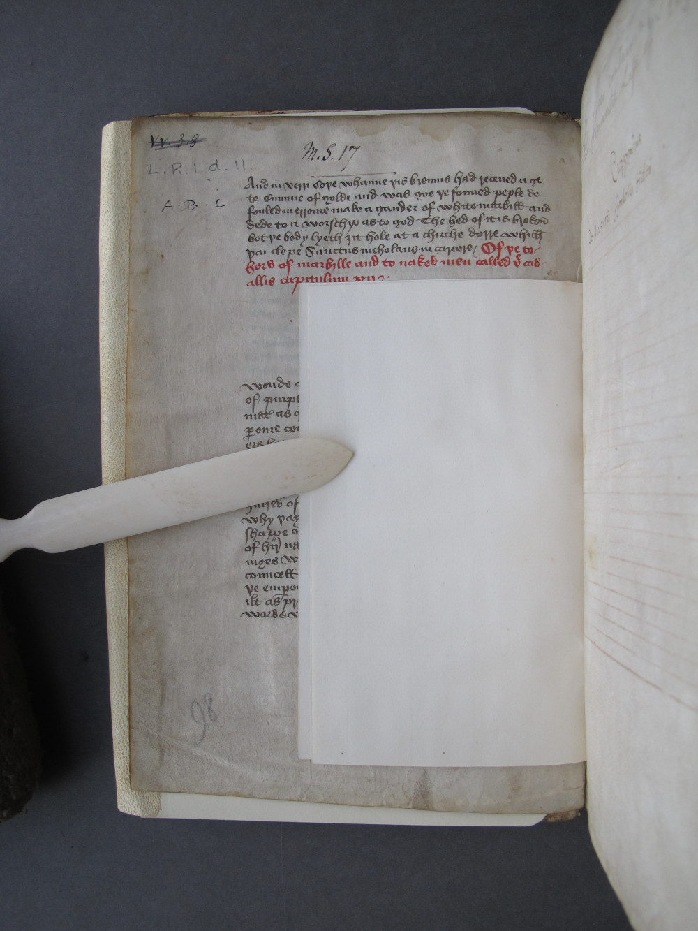 2 Folio ii insert verso