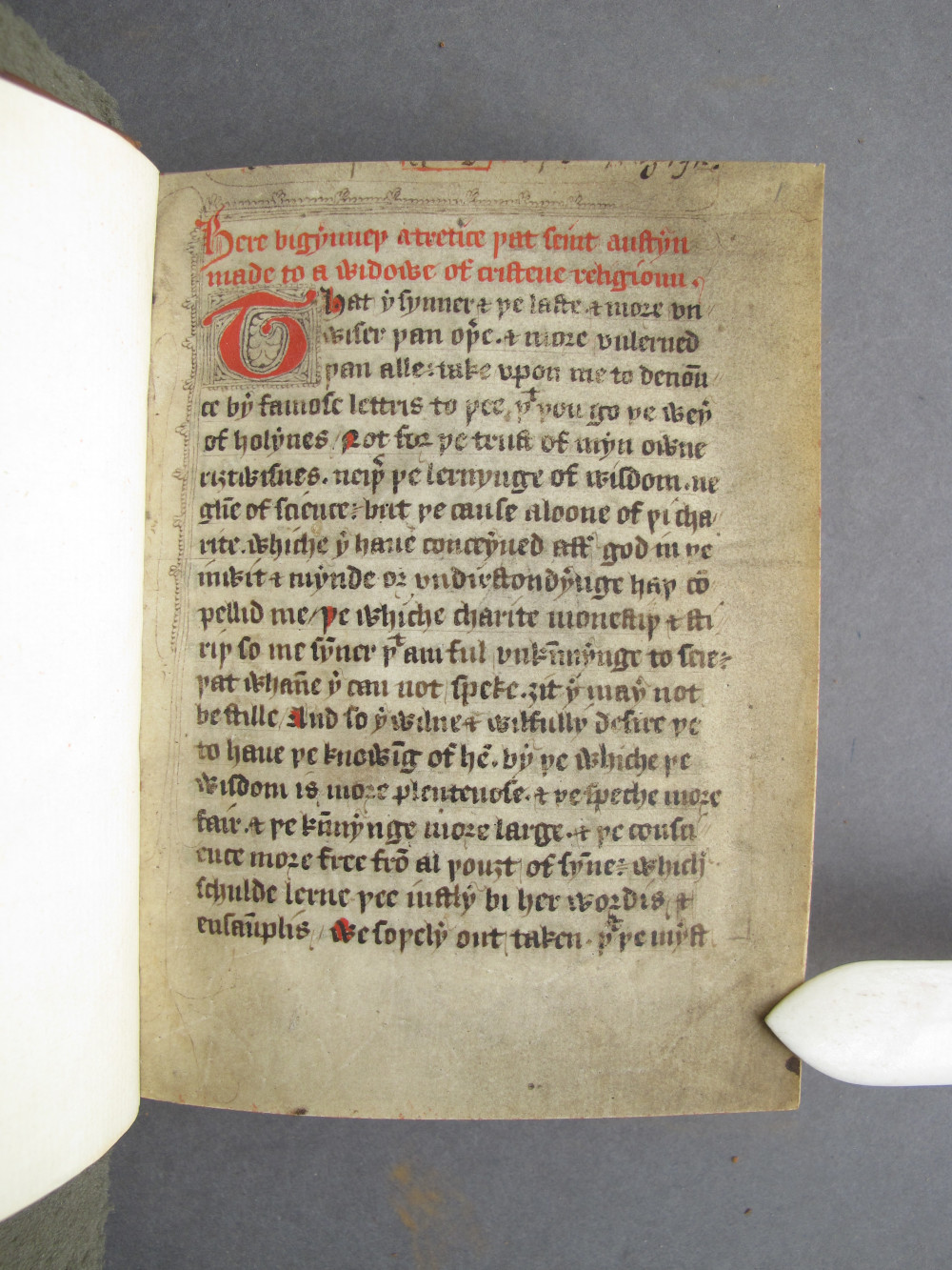 Folio 1 recto