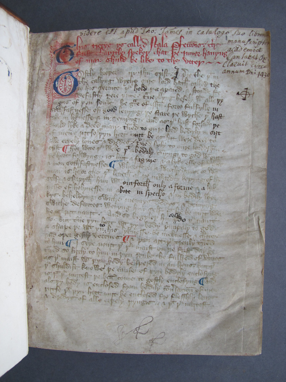 Folio 1 recto